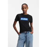 HUGO Camisa 'Classic' azul / preto / branco