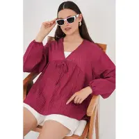 Big Dart Blusa borgonha