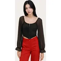 Big Dart Blusa preto