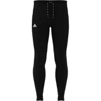 Adidas Calças de desporto 'Adizero' verde claro / preto
