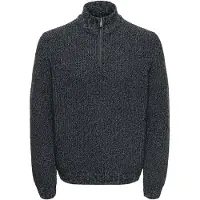 Only & Sons Pullover 'ONSJoin' mosqueado preto