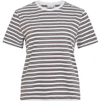 Vila Camisa 'VINORA' castanho escuro / branco