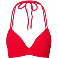 Lingadore Top de biquíni vermelho