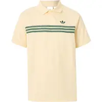 Adidas Originals Camisa 'CHEST STRIPES' amarelo claro / verde