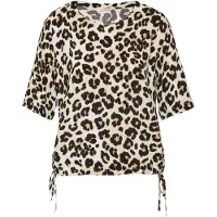 s.Oliver Blusa areia / caramelo / preto