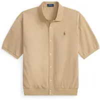 Ralph Lauren para homem. 710B18514002 Camisa Sport bege (M), Casual, Algodão, Manga curta