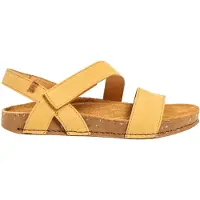 El naturalista unisex. 2579114F5005_024 Sandálias de couro N5791 Balance amarelo (42), Plano, Velcro, Casual
