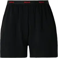 HUGO Calças de pijama vermelho / preto
