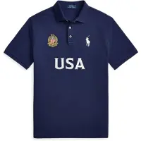 Ralph Lauren Camisa navy / branco