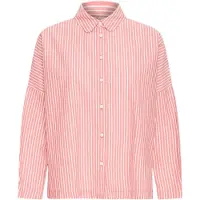 Ichi Blusa 'GILEY ' coral / branco