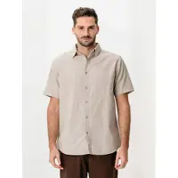TeeShoppen Camisa ' Linen Blend ' areia