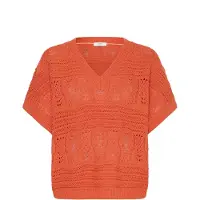 B.young Pullover 'NERO' laranja néon