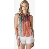 KOROSHI Blusa cyclam / alperce / lagosta / preto