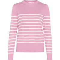 Saint tropez Pullover 'Mila' ecru / cor-de-rosa