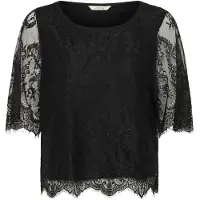 Cream Blusa 'Yumi' preto
