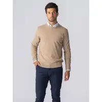 TeeShoppen Pullover ' Pullover Crew ' bege
