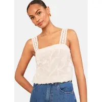 Love & roses Top branco