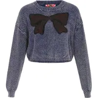 MyMo ROCKS Pullover navy / castanho / preto
