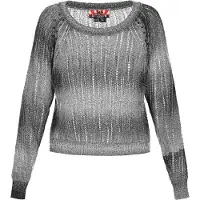MyMo ROCKS Pullover cinzento-prateado / preto
