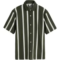 Next Camisa verde claro / verde escuro / branco