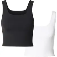 Urban Classics Top preto / branco