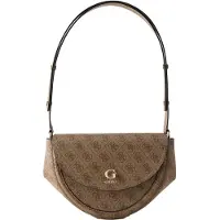GUESS para mulher. HWSG9756210 Mala a tiracolo conversível com aba com o logótipo Coleen, em bege (OSFA), Casual, Poliuretano
