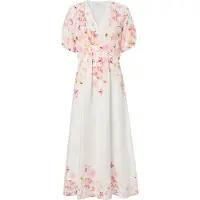 TATUUM Vestido 'Sofiya' laranja claro / cor-de-rosa / rosa claro / offwhite