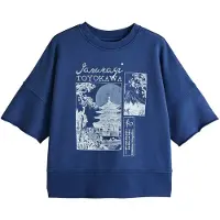 Next Sweatshirt azul pastel / azul escuro / offwhite