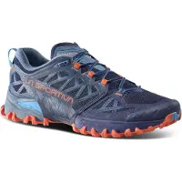 La Sportiva - Sapatilhas trail - Bushido III Deep Sea/Cherry Tomato para Homem - Tamanho 42.5 - Azul