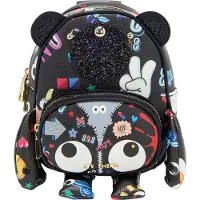 MyMo Pop Mochila 'Pop Eyetheme' azul claro / vermelho / preto / branco