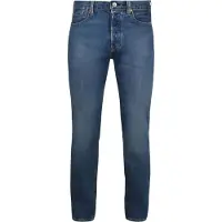 Levi's para homem. 00501-3719 Calças de ganga 501 Original blue (33/34), Azul, Casual, Algodão, Denim