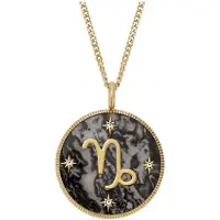 Fossil Collana Placcata Oro Capricorno Scritto Nelle Stelle Jf04847710 — Collana