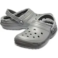Crocs Tamancos CLASSIC LINED CLOG homens - Cinza - 46 / 47
