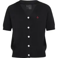 Dreimaster Klassik Casaco de malha preto