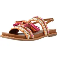 Carmela para mulher. 16319802-CAMEL Sandálias 163198 castanhas (40), Marrom, Plano, Fivela, Casual