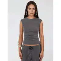 Busem Camisa cinzento escuro