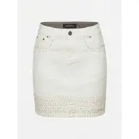 KOROSHI Saia branco denim