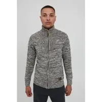!Solid Casaco de malha 'Pomeroy' castanho / cinzento / branco