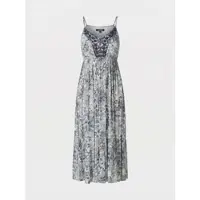 KOROSHI Vestido marinho / opal / branco