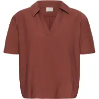 Kaffe Blusa castanho escuro