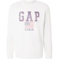 Gap Sweatshirt navy / vermelho / branco