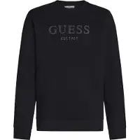 GUESS Sweatshirt cinzento claro / preto