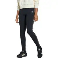 Adidas Leggings 'TIGHT 3 STRIPES' castanho claro / castanho escuro / preto / branco