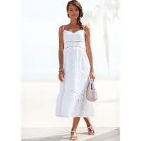 Buffalo Vestido de verão branco