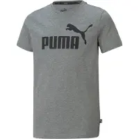 Puma T-Shirt mangas curtas ESSENTIAL LOGO TEE rapazes - Cinza - 5 / 6 ans