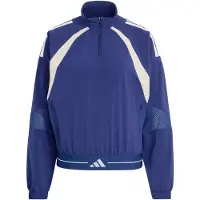 Adidas Camisola com Fecho a 1/4 em Têxtil Tecido com Blocos de Cor 3-Stripes Hyperglam