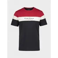 KOROSHI Camisa navy / vermelho / branco
