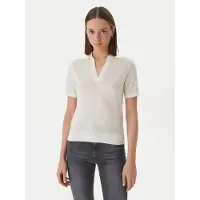 GUESS para mulher. W6GR03Z0583 Pólo bege com brilhantes (L), Casual, Lã, Manga curta