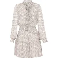 Dreimaster Klassik Vestidos camiseiros 'Classic Look' creme / cinzento basalto