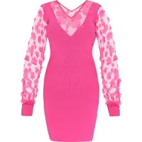 Faina Vestido de cocktail rosa